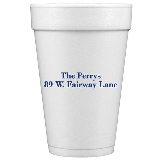 Residential Styrofoam Cups