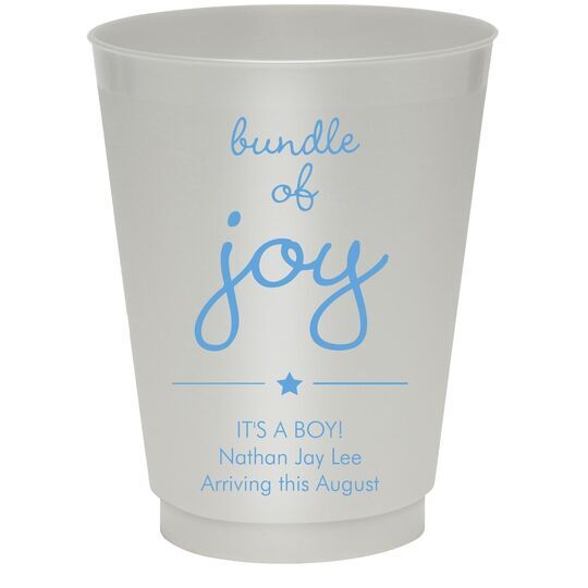 Star Bundle of Joy Colored Shatterproof Cups