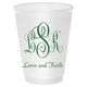 Script Monogram with Small Initials plus Text Shatterproof Cups Image 1 of 2