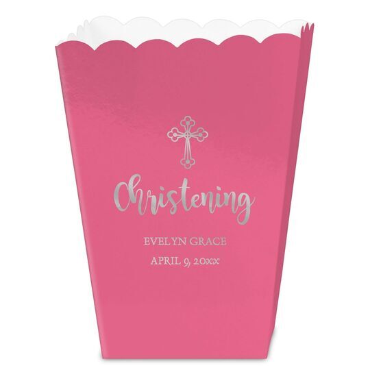 Ornate Celtic Cross Mini Popcorn Boxes