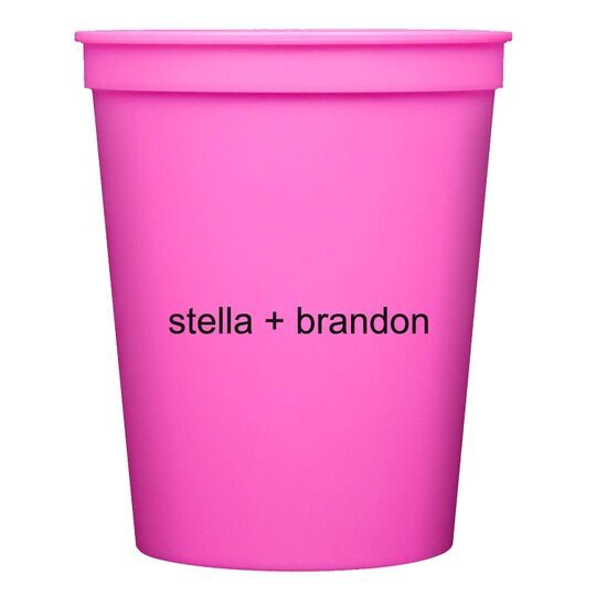 Our True Love Stadium Cups