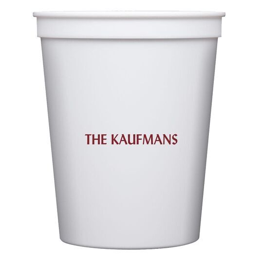 Our True Love Stadium Cups