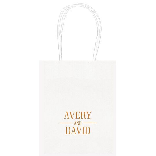 Modern Couple Detail Mini Twisted Handled Bags