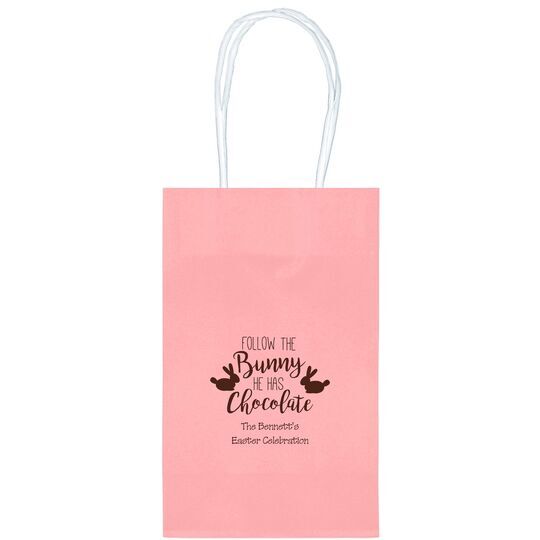 Follow The Bunny Medium Twisted Handled Bags