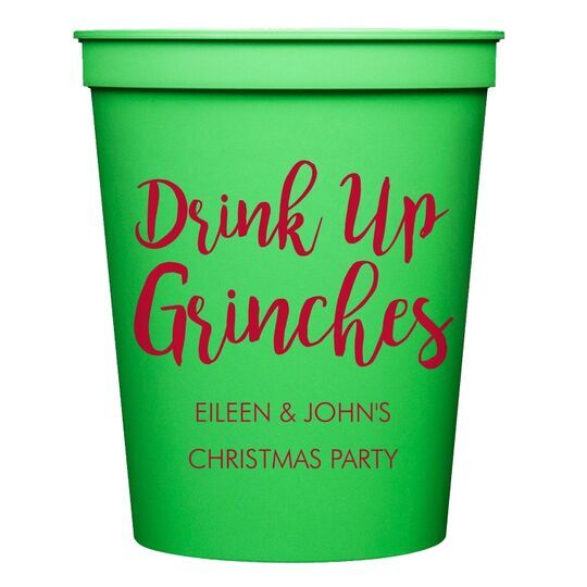 Drink Up Grinches Stadium Cups