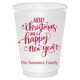 Hand Lettered Merry Christmas and Happy New Year Shatterproof Cups Image 1 of 2