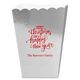 Hand Lettered Merry Christmas and Happy New Year Mini Popcorn Boxes Image 1 of 2