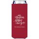 Hand Lettered Merry Christmas and Happy New Year Collapsible Slim Huggers Image 1 of 2