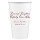 Love and Laughter Paper Coffee Cups Image 1 of 2