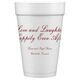Love and Laughter Styrofoam Cups Image 1 of 2