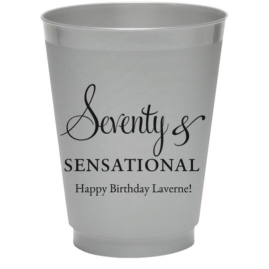 Seventy & Sensational Colored Shatterproof Cups