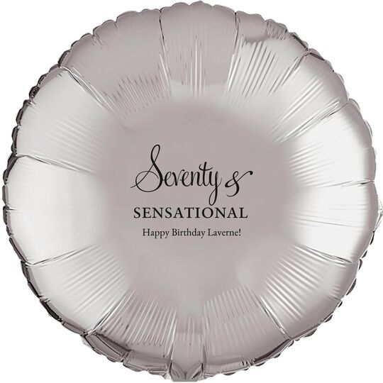 Seventy & Sensational Mylar Balloons