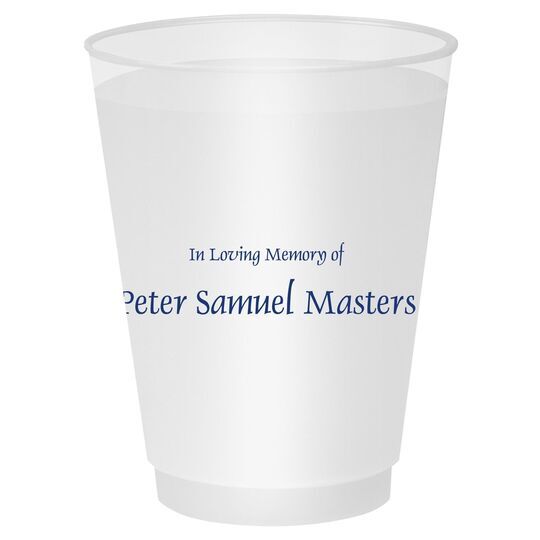 Memorial Shatterproof Cups
