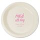 Rosé All Day Plastic Plates Image 1 of 3