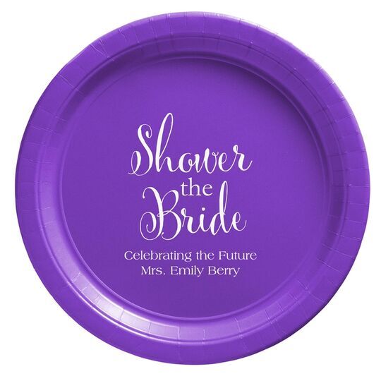 Shower The Bride Paper Plates