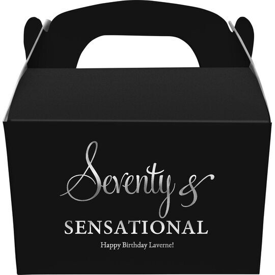 Seventy & Sensational Gable Favor Boxes