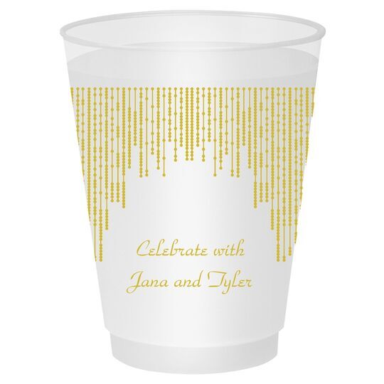 Stunning Streamers Shatterproof Cups