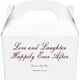 Love and Laughter Gable Favor Boxes Image 1 of 2