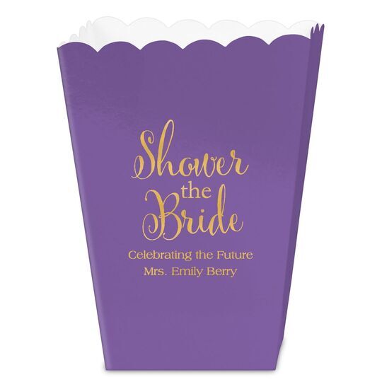 Shower The Bride Mini Popcorn Boxes