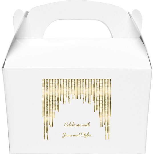 Stunning Streamers Gable Favor Boxes