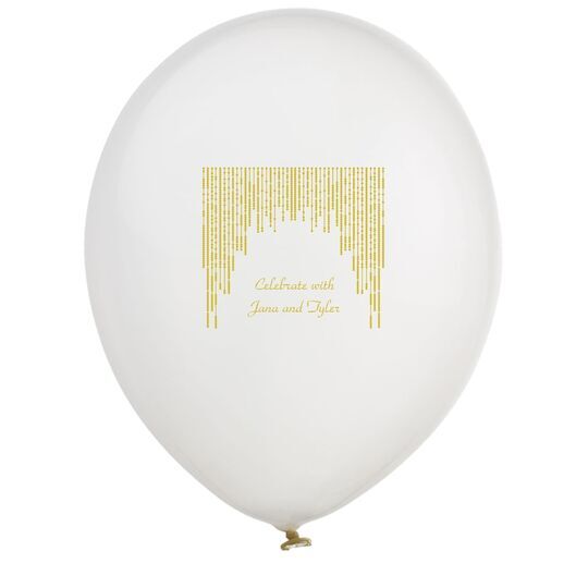 Stunning Streamers Latex Balloons