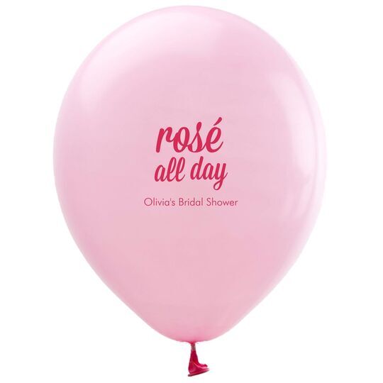Rosé All Day Latex Balloons