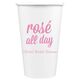 Rosé All Day Paper Coffee Cups Image 2 of 3