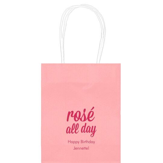Rosé All Day Mini Twisted Handled Bags