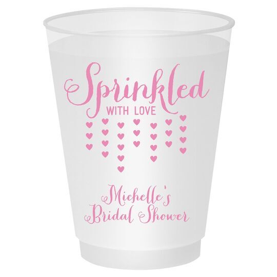 Sprinkled with Love Shatterproof Cups