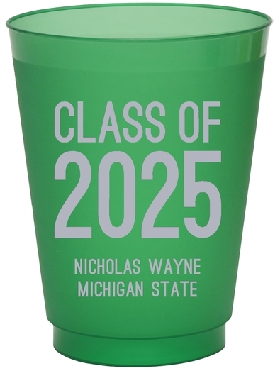 Proud Class of Graduation Colored Shatterproof Cups