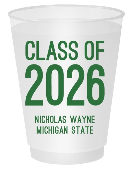 Proud Class of Graduation Shatterproof Cups