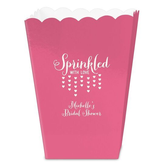 Sprinkled with Love Mini Popcorn Boxes