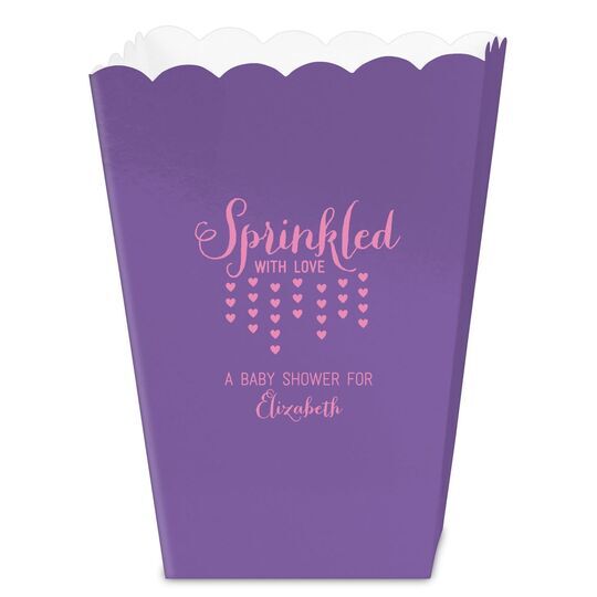 Sprinkled with Love Mini Popcorn Boxes