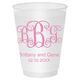 Vine Monogram with Text Shatterproof Cups Image 3 of 3