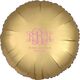 Vine Monogram with Text Mylar Balloons Image 2 of 3