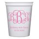 Vine Monogram with Text Stadium Cups Image 2 of 3