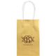 Vine Monogram with Text Medium Twisted Handled Bags Image 1 of 3