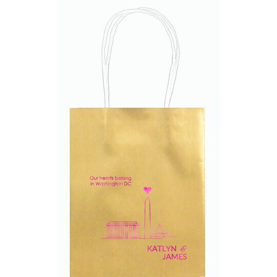 We Love Washington DC Mini Twisted Handled Bags