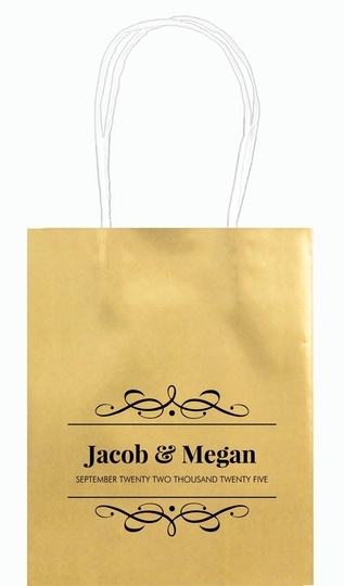 Modern Flourish Framed Mini Twisted Handled Bags