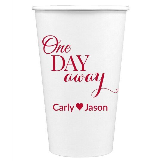 One Day Away Paper Coffee Cups