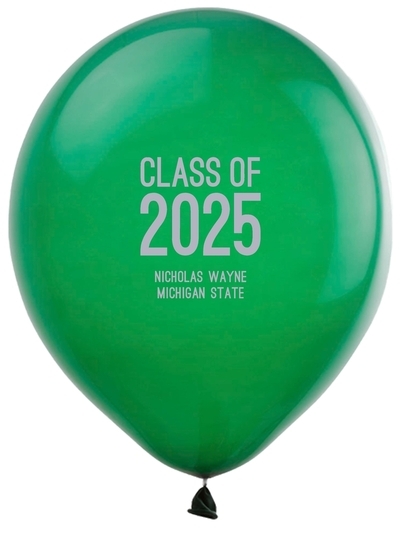 Proud Class of Graduation Latex Balloons