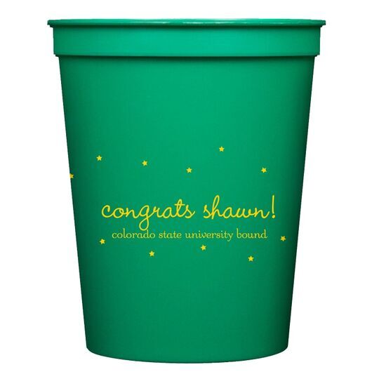 Sweet Little Stars Stadium Cups