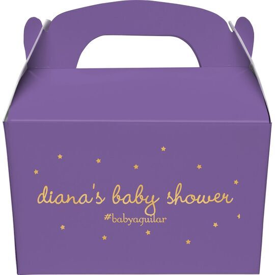 Sweet Little Stars Gable Favor Boxes