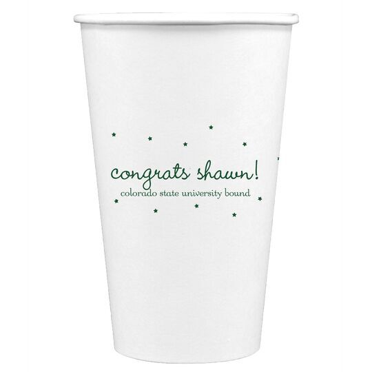Sweet Little Stars Paper Coffee Cups