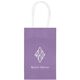 Shaped Diamond Monogram with Text Medium Twisted Handled Bags Image 2 of 2