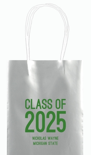 Proud Class of Graduation Mini Twisted Handled Bags