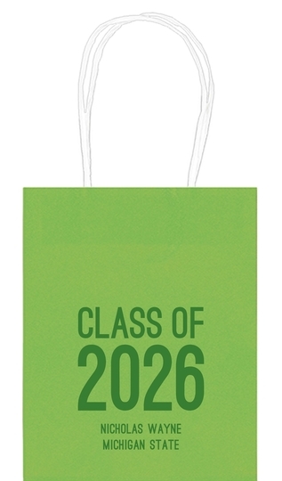 Proud Class of Graduation Mini Twisted Handled Bags