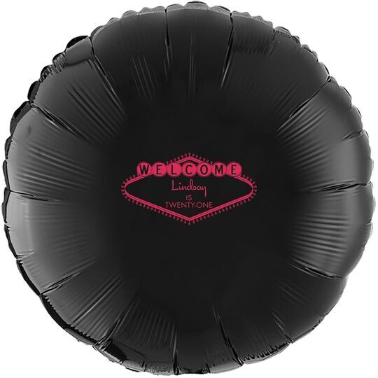 Welcome Marquee Mylar Balloons