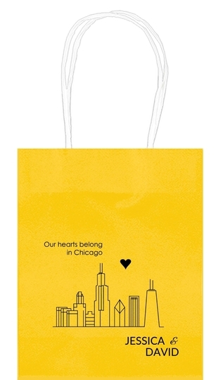 We Love Chicago Mini Twisted Handled Bags