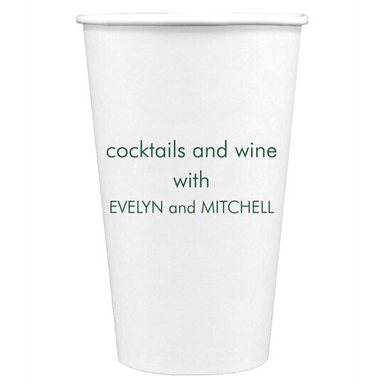 Your Personalized Paper Coffee Cups